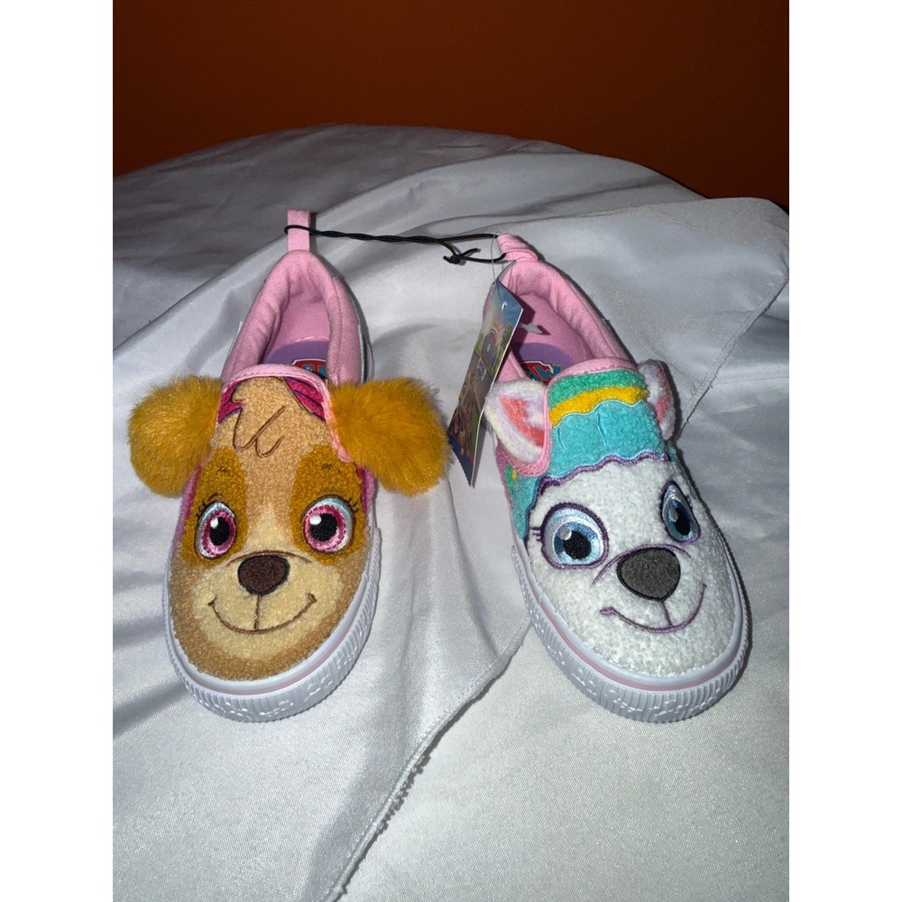Paw Patrol Skye Everest Girls Slip On Sneakers Pink White Size 10